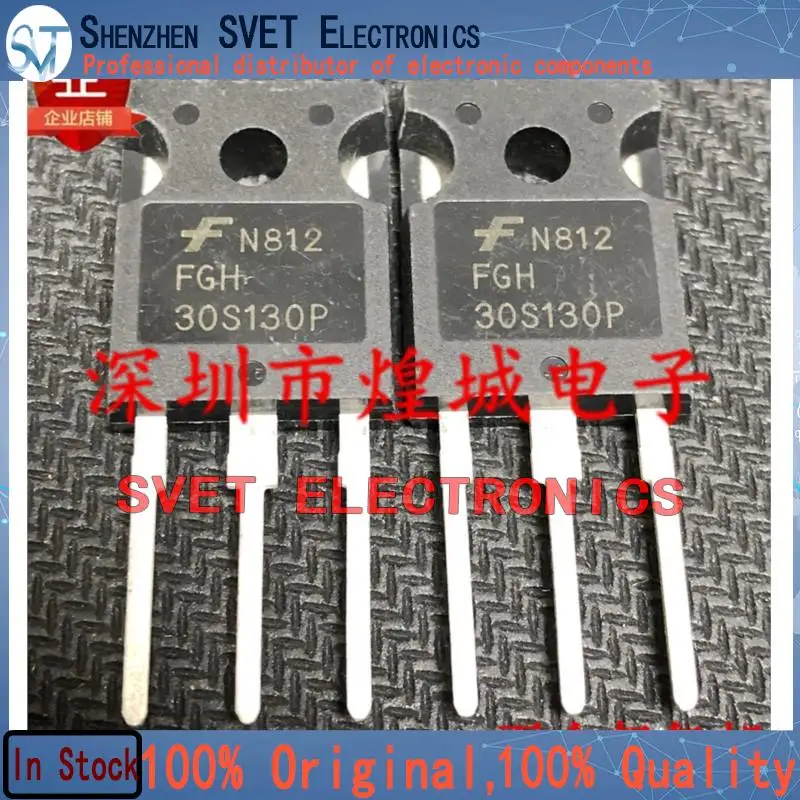 10PCS-50PCS  FGH30S130P  TO-247 1300V 30A    Original In Stock Fast shipping