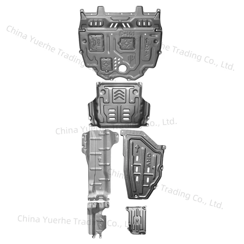 

Подходит для нижней защиты двигателя Honda CRV 23, модифицированное шасси Haoying, бронированная масляная схема, теплоизоляционная плитка, защита