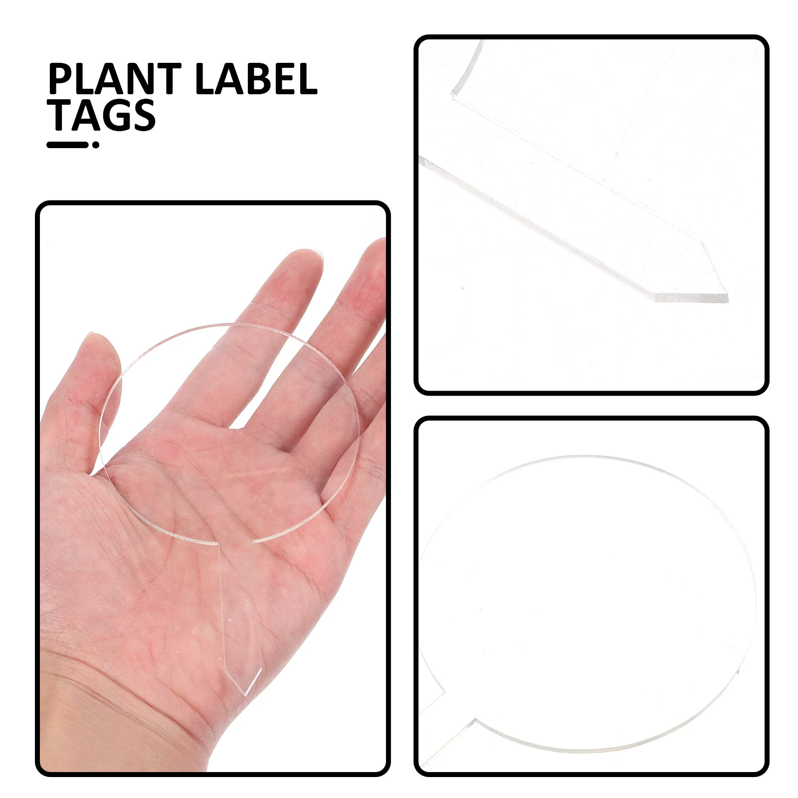 

15Pcs Garden Labels Acrylic Plant Markers for Vegetables Flowers Herb Identification Lawn Decor Plant Stakes Outdoor Indoor Use