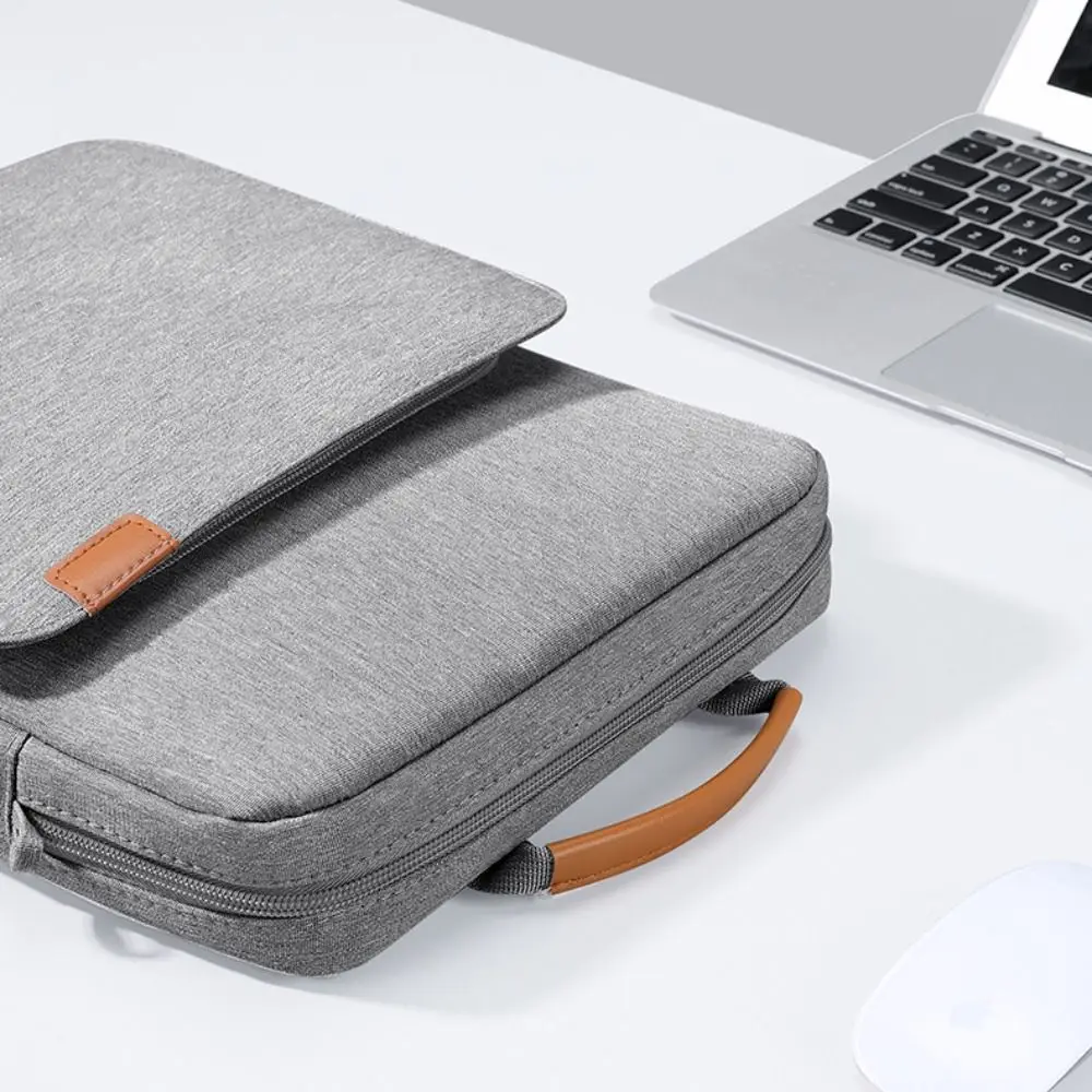 

High-capacity Shockproof Shoulder Handle Bag Multifunctional Waterproof Laptop Sleeve Case Portable Notebook Pouch School