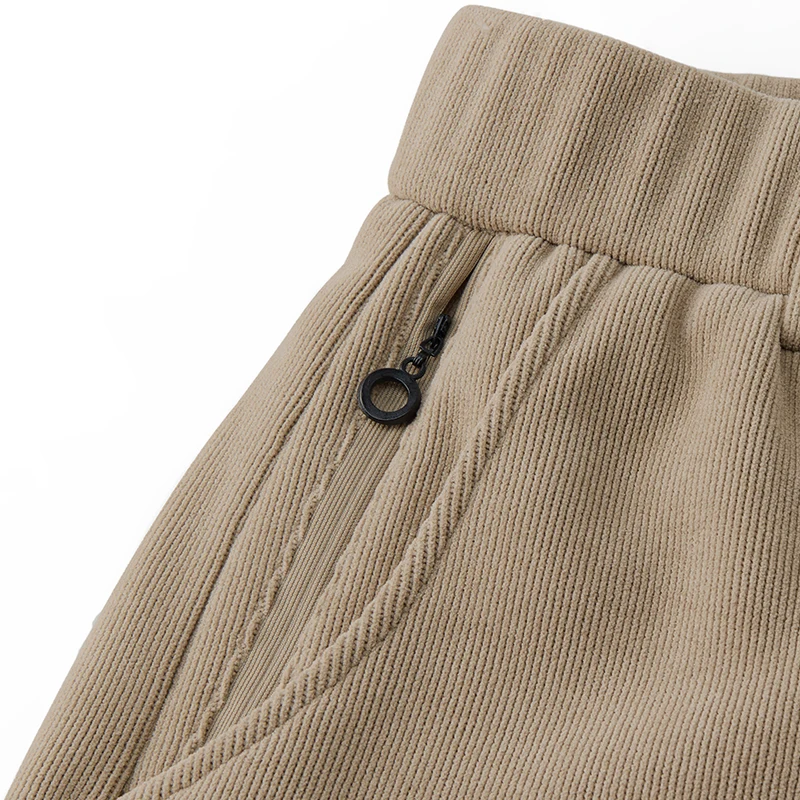 2026 Lässige Herrenhose aus Cord mit Fleece-Futter, Thermo-Modehose, dicke Samthose, gerade geschnittene, weite Jogginghose, 5XL – Detail 13