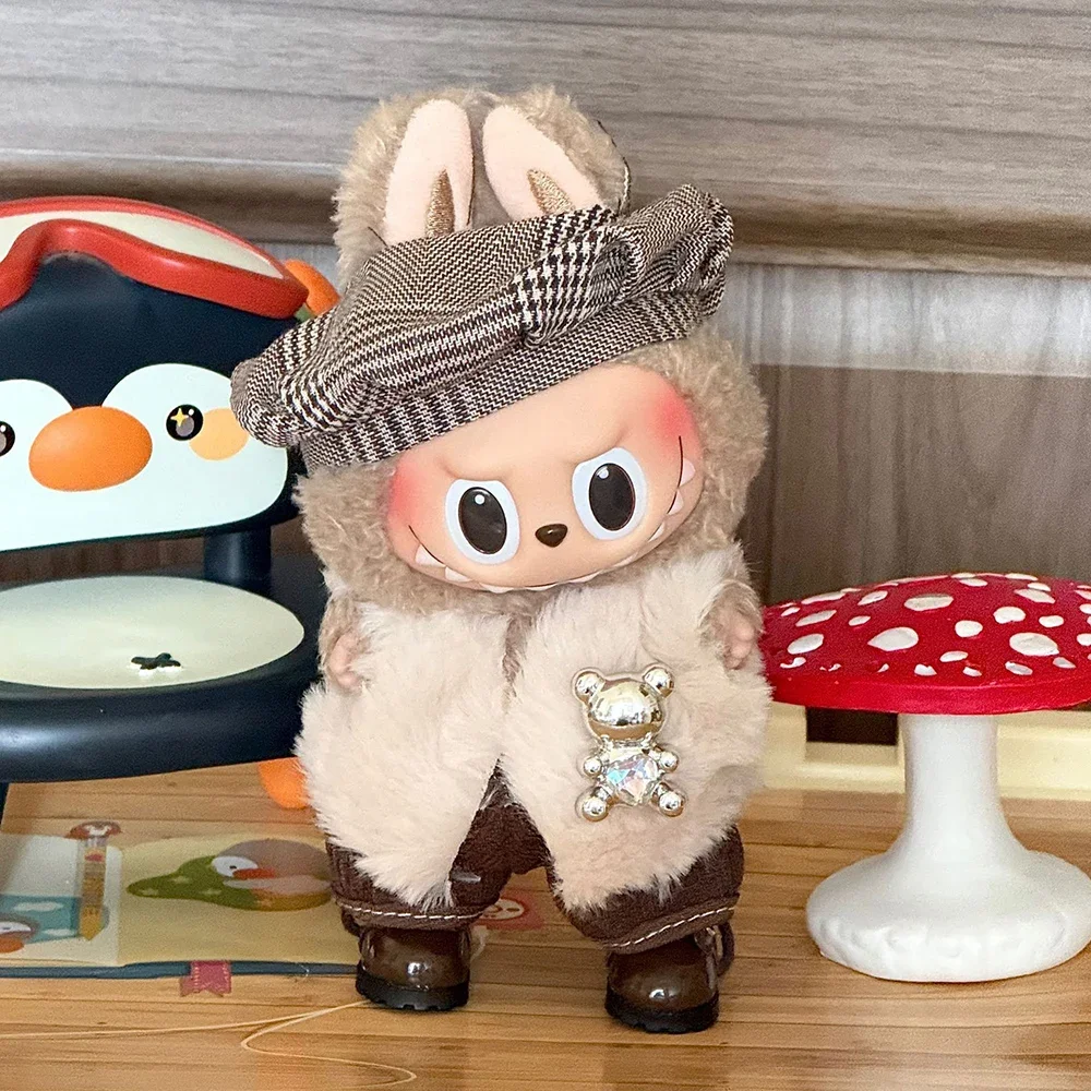 

Для детской одежды labubu 17 см, набор Outfi, милая игрушка для одежды для лабу, аксессуары для одежды