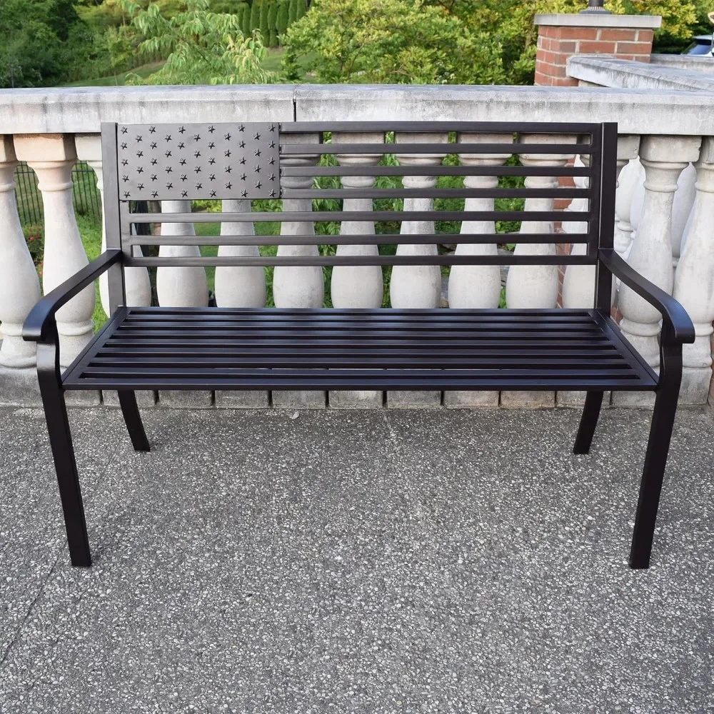 American Pride Bench Chairs，Outdoor Leisure Bench