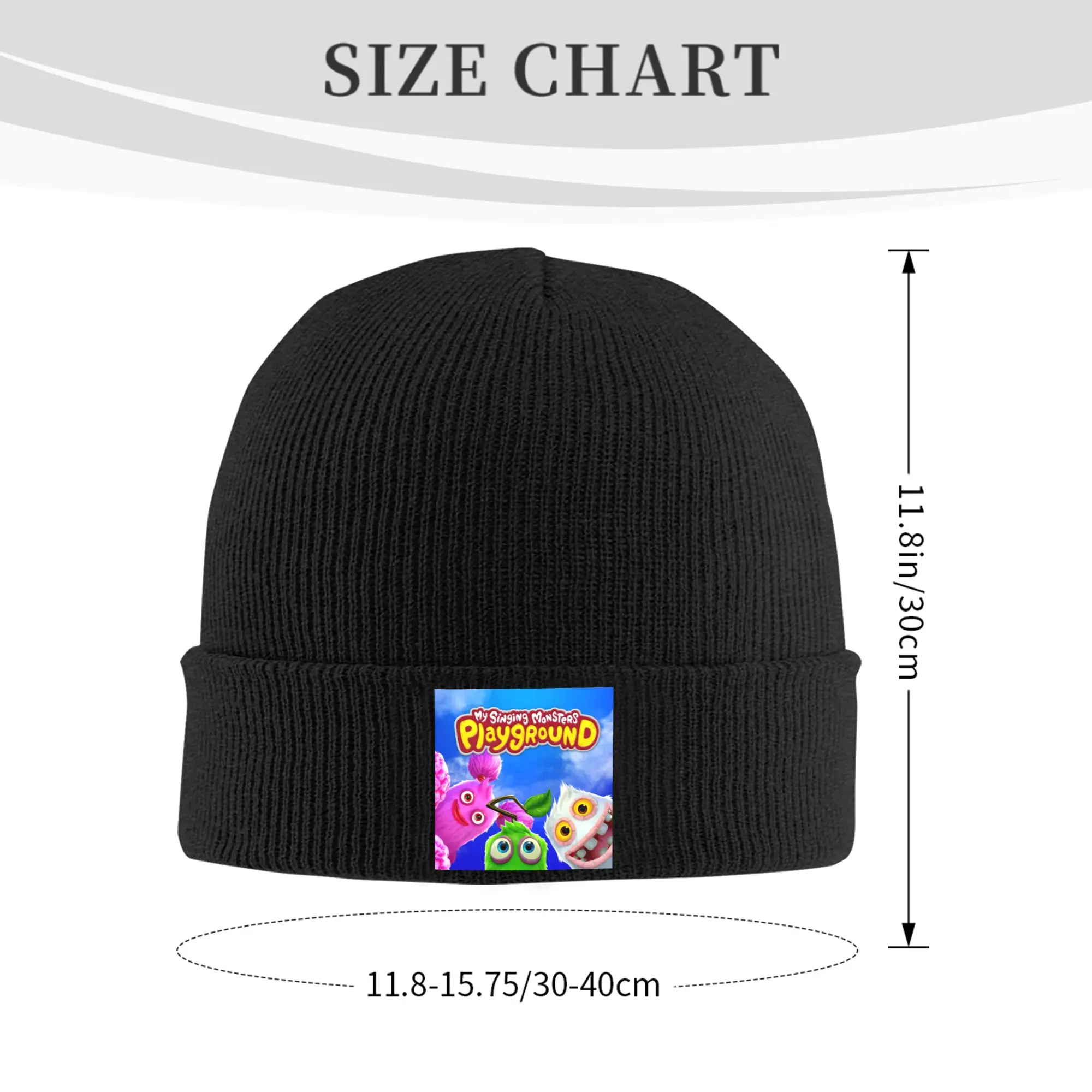 My Singing Monsters Beanie Cap Unisex Winter Warm Bonnet Homme Knit Hat Hip Hop Ski Cartoon Anime Game Skullies Beanies Hats