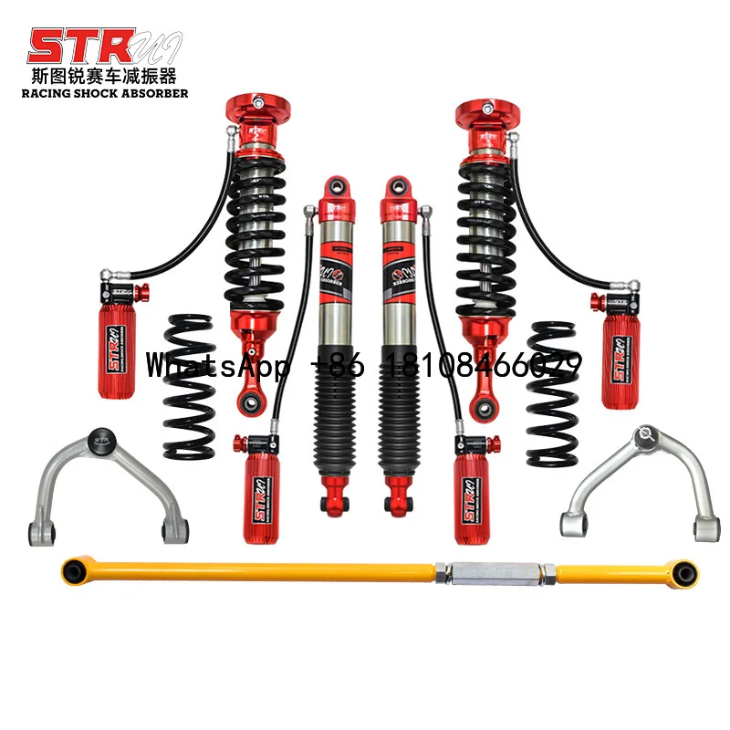 

STR 4x4 off road DSC adjustment Nitrogen gas filled shock absorbers suspension for Mitsubishi Pajero Sport