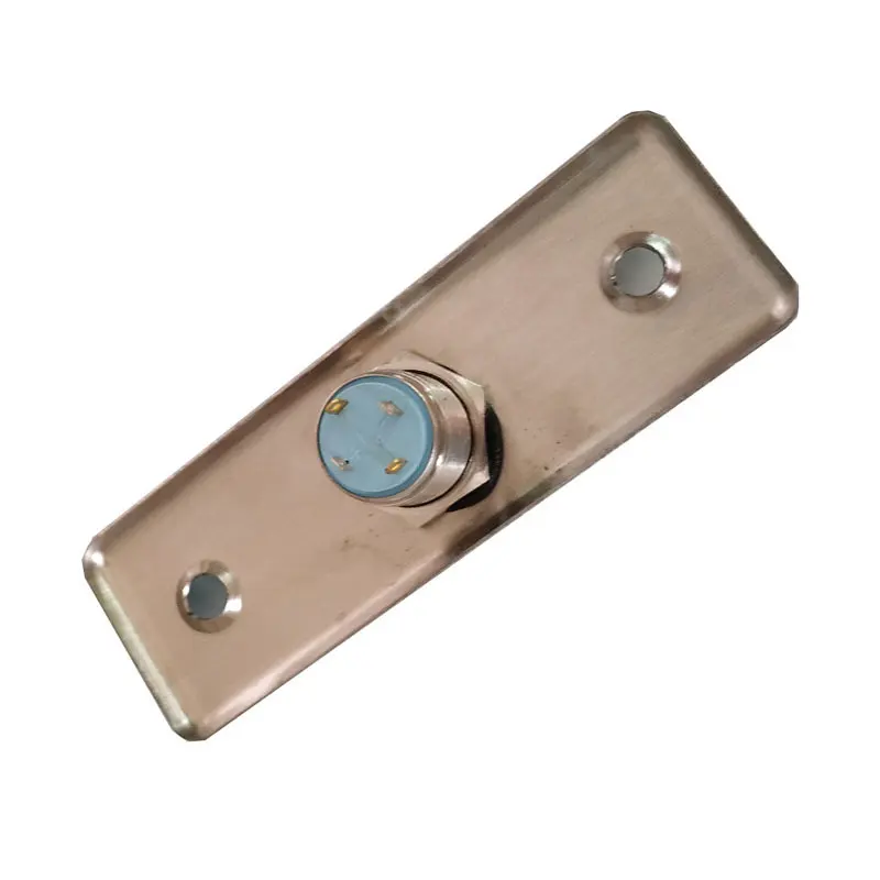 10pcs Door Exit Push Button With Led Light Stainless Steel Release Button For Access Control System,Size: 91Lx28Wx20H(Mm)