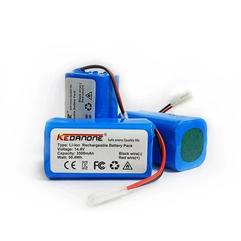 New 4S1P 14.4V 3500mAh Li-ion Battery Pack,For XIAOMI MIJIA Mi Robot Vacuum-Mop Essential G1 MJSTG1, SKV4136GL H18650CH R30 R35