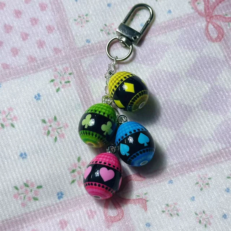Anime Shugo Chara Mashiro Rima Yuiki Yaya Tsukiyomi Ikuto Cosplay Keychain Kawaii Phone Chain Keyring Key Chain Ornament Props image 2