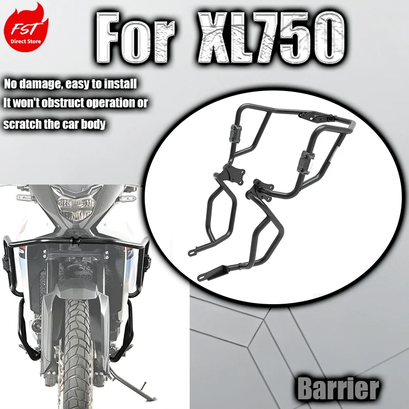 Fit for XL750 Crash Bar, Anti-fall Bar, Bumper, Racing Bar, Motorcycle Anti-collision Modification Parts