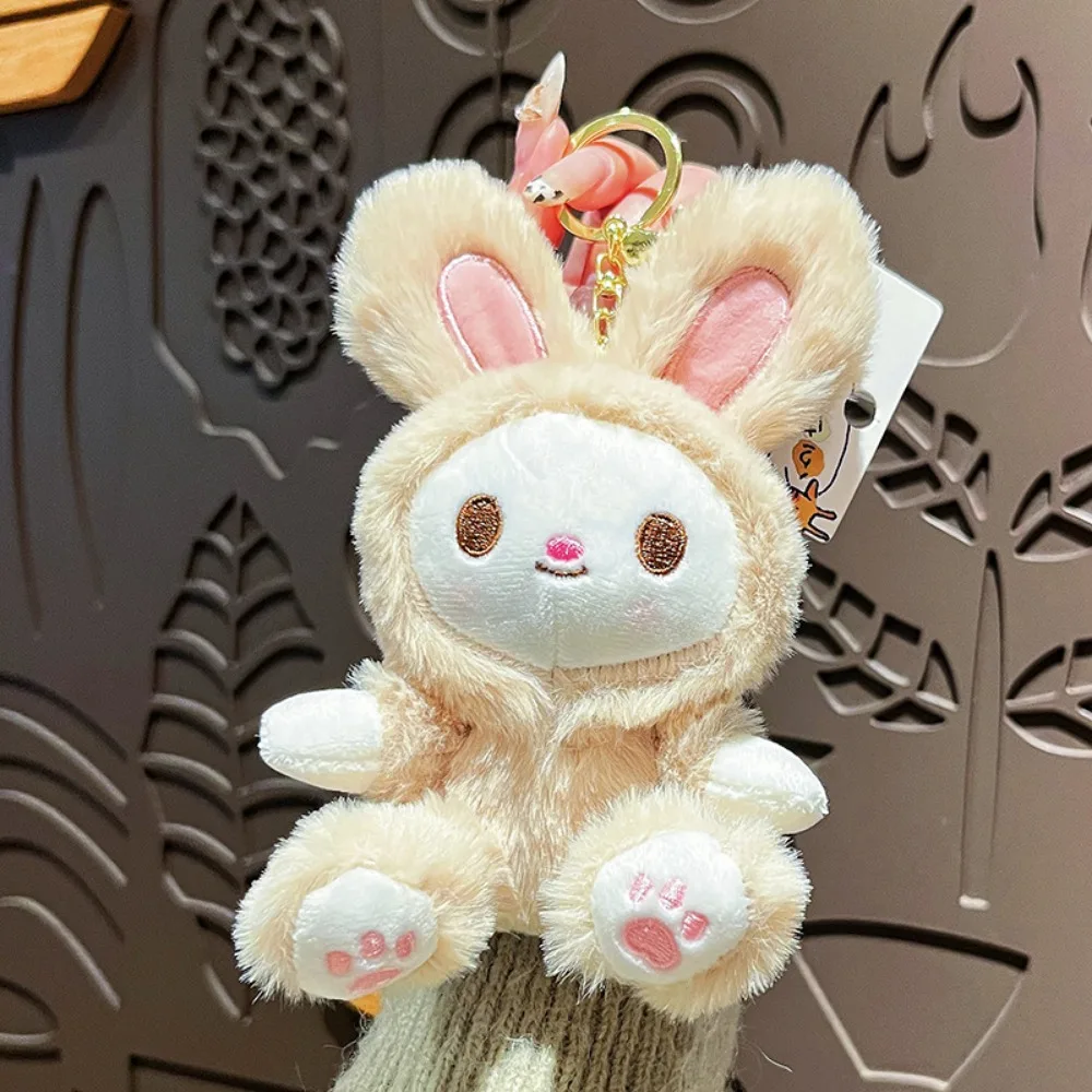 

Kawaii мультфильм маленькое животное брелок мягкая брелок кролик плюшевые куклы кулон кролик креативный автомобильный брелок для ключей для девочек/мальчиков