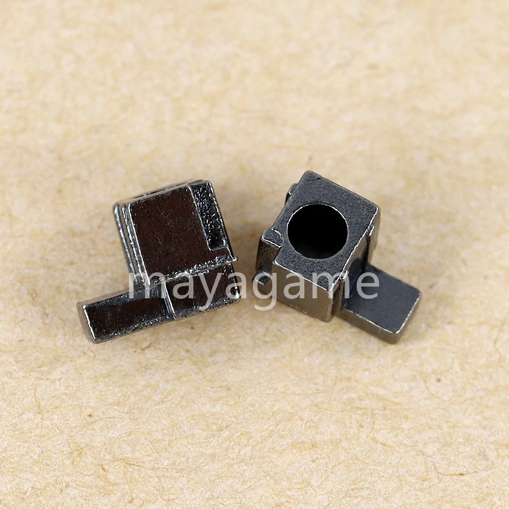 2คู่ตัวเลื่อนด้านซ้ายขวาหัวเข็มขัดพลาสติกและตัวยึดล็อคโลหะสลักสำหรับ nintend SWITCH Joy-CON อะไหล่ตัวควบคุมการซ่อม