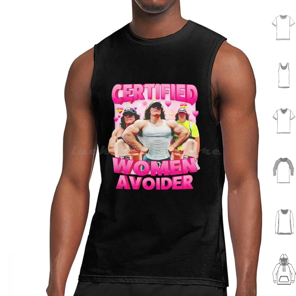 Certified Women Avoider Sam Sulek Tank Tops Vest Sleeveless Sam Sulek Gym Sam Sulek Gym Sulek Sam Sulek Meme Workout