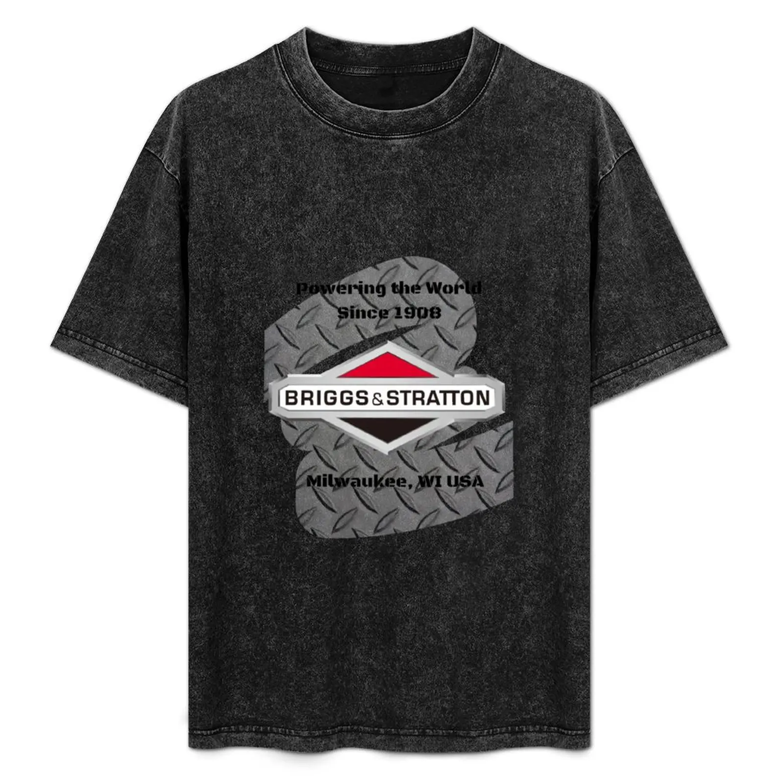 

Diamond plate Classic Briggs and Stratton Engine T Shirt T-Shirt cotton graphic tees designer shirts tee shirts for men