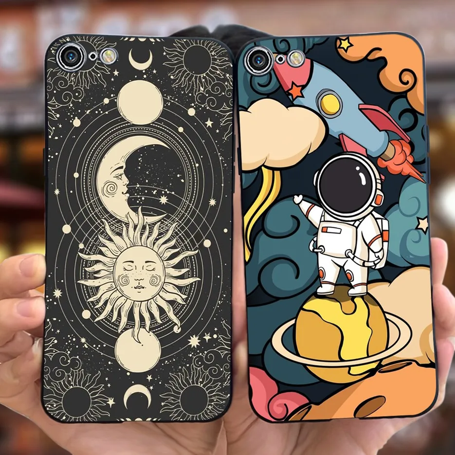 For iPhone 6 6S Plus Case New Fashion Cartoon Cover Soft Silicone Phone Case For iPhone 6 Plus iPhone6 Matte Coque Fundas Bumper