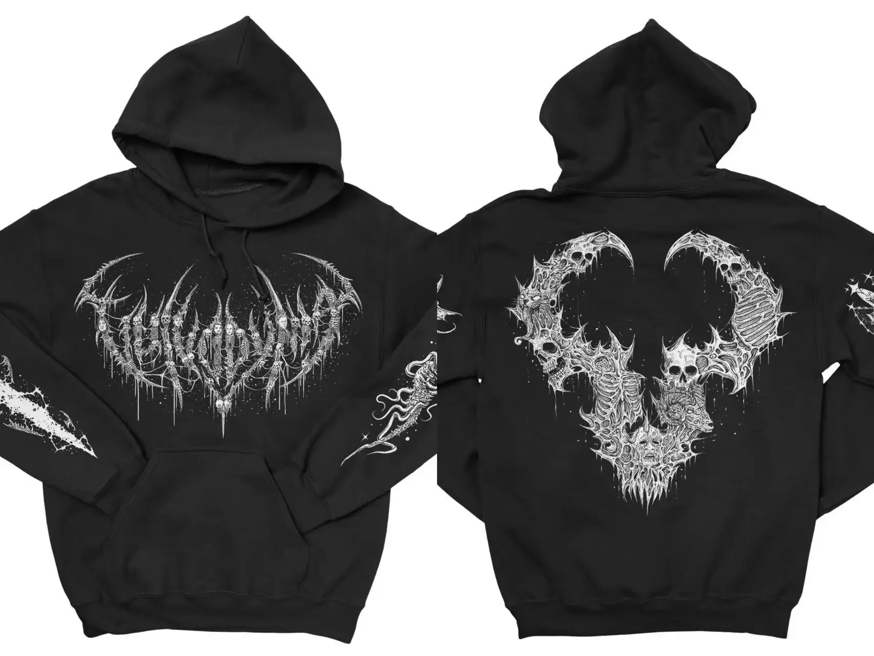 Vulvodynia Cruel Death Heavy Metal Hoodie Sweatshirts Men/women Hip Hop Hoody Tops Harajuku Punk Rock  Auto Assault Hooded