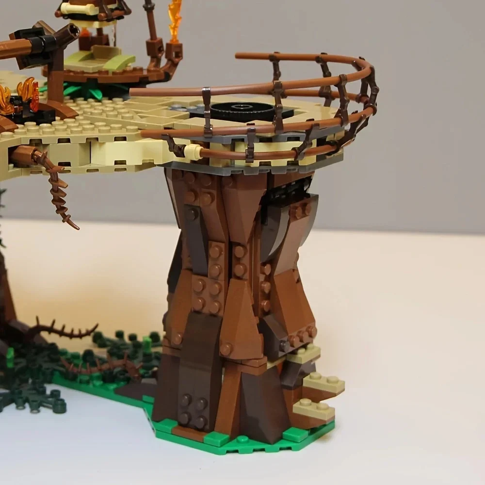 Jouet modèle de briques de construction Moc Night pour amis, expert créatif, cabane dans les arbres, architecture de rue, cadeaux d'anniversaire et de nouvel an, 1990 pièces