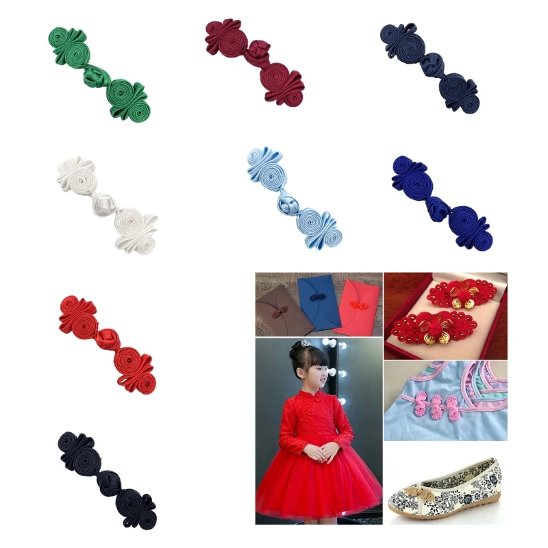 Chinesischer Tang-Hemdknopf, Kürbisform, Cheongsam-Verschlussknopf, DIY-Knotenknopf