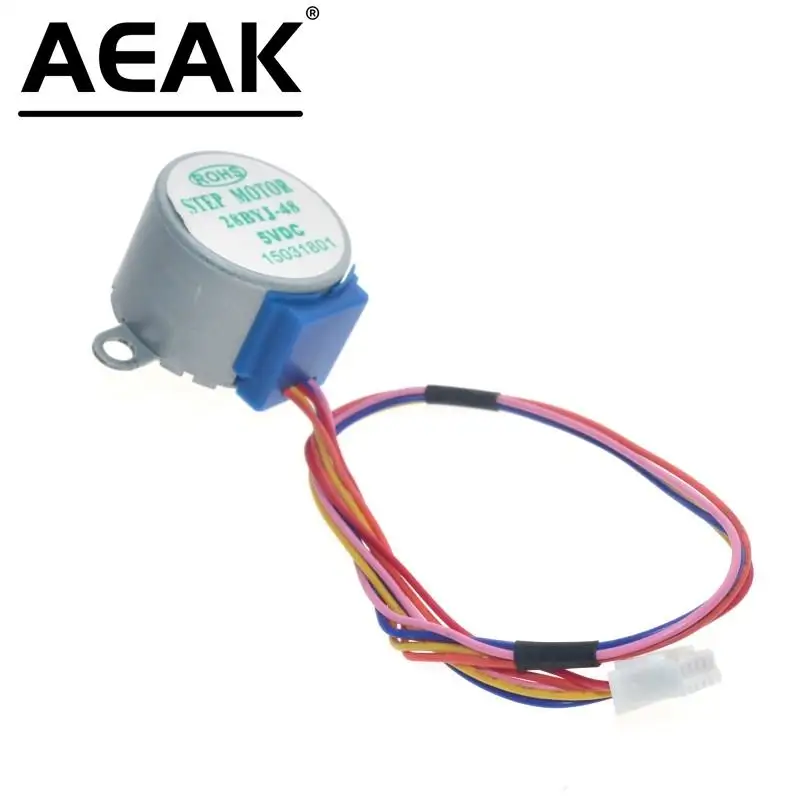 5V 4-phase 5-wire stepper motor gear motor 28BYJ-48-5V,Micro Mini Electric Step Motor for PIC 51 AVR