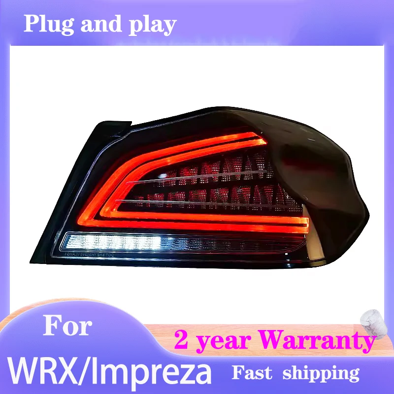 Car Styling for Subaru Impreza Taillights 2013-2020 WRX Tail Lights Rear DRL Fog Brake Turn Signal Reversing