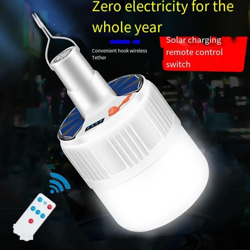 

Solar Light Hanging Waterproof USB Charged Emergency Sunlight Powered Lamp Outdoor Camping Tent Lights Emergency Light
