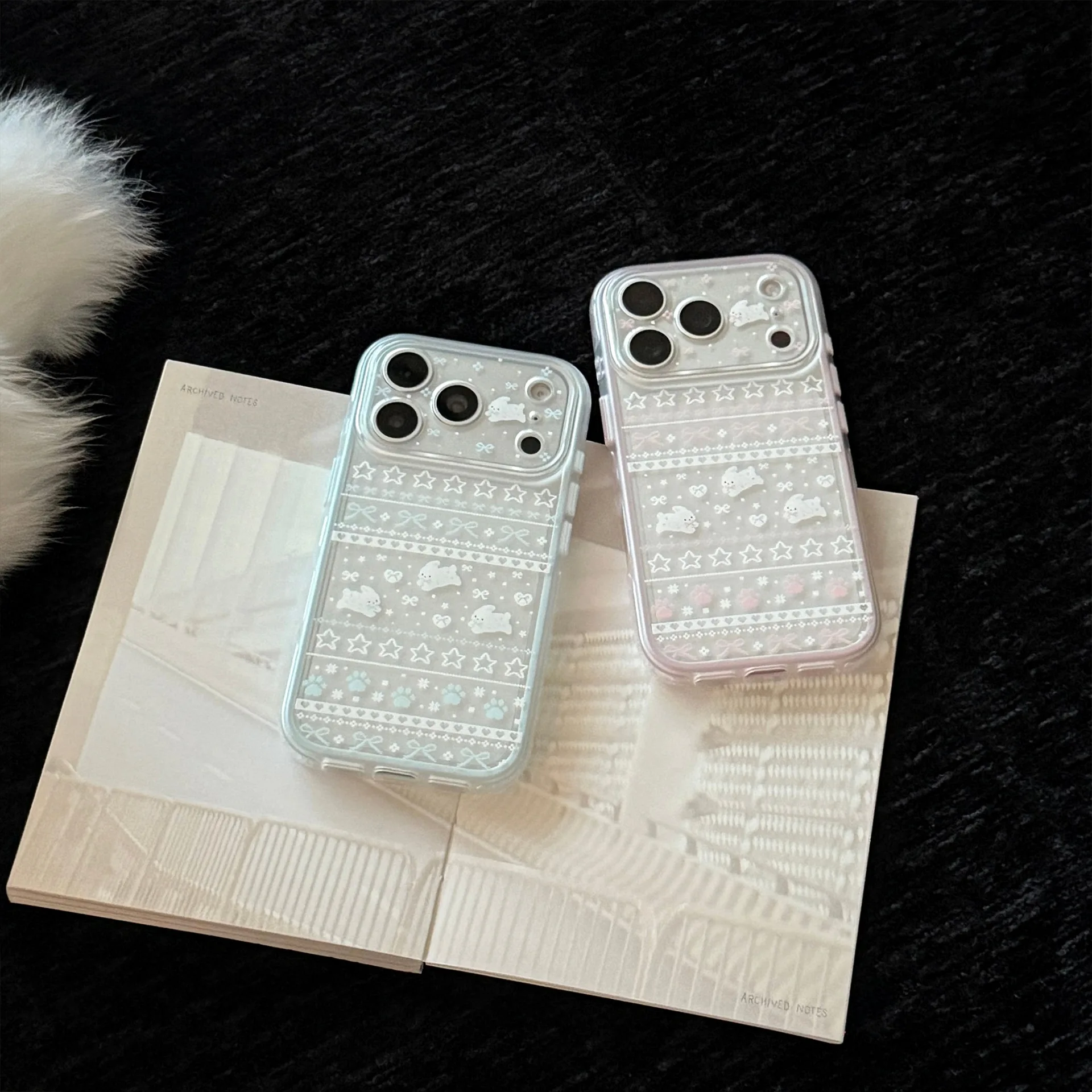 Kore Çizgi Film Tavşan Desenli - Clear Shockproof Bumper Case incelemesi ve fiyatı