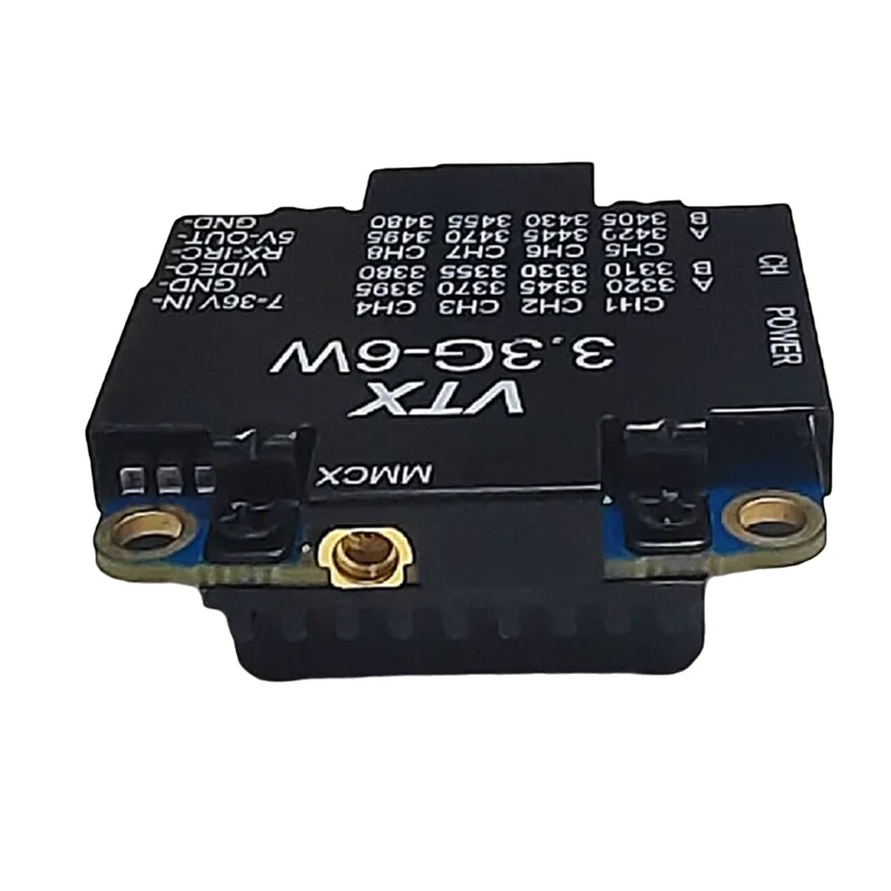 

B92B-3.3G 6W VTX 6000Mw 16CH FPV Video Transmitter Wireless Transmitter Module For Long Range FPV Racing Drone Frame