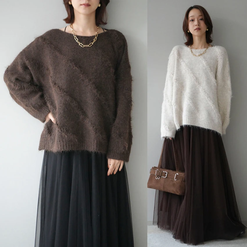 

Autumn Winter New Fashion Solid Color Elegant Sweater Women Temperament O-Neck Long Sleeve Knitted Pullover Versatile Tops