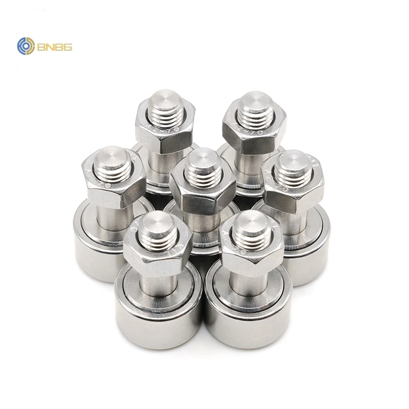 

1Pcs CF5 SUS304 Stainless Steel Cam Follower Needle Roller Bearing KR13 Miniature Track roller bearing M5X13X23 mm