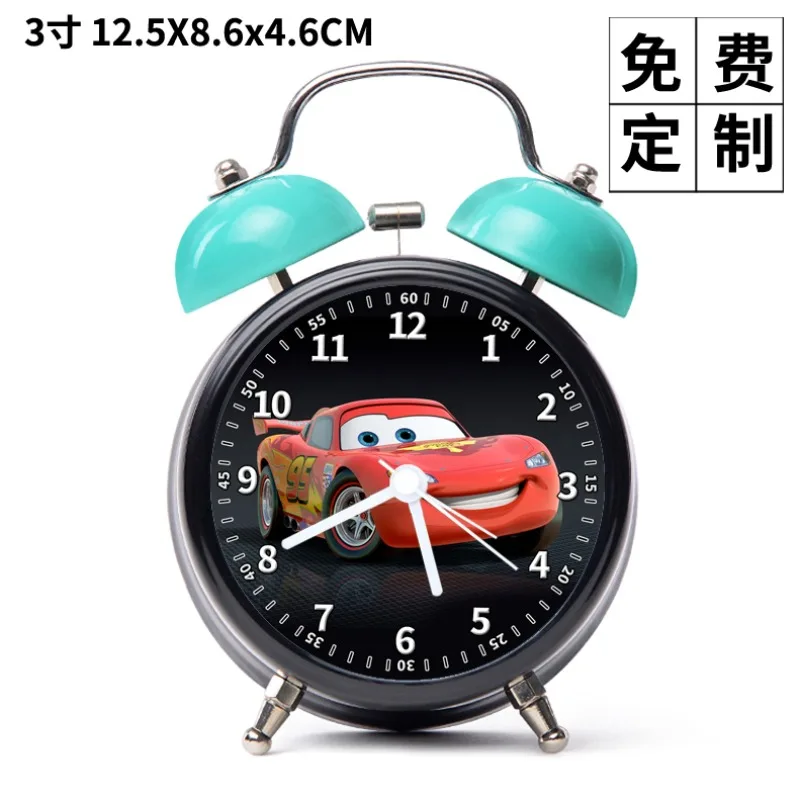 Disney Lightning McQueen voitures Animation dessin animé Mini réveil sonnerie garçon réveil personnalisé cadeau de vacances
