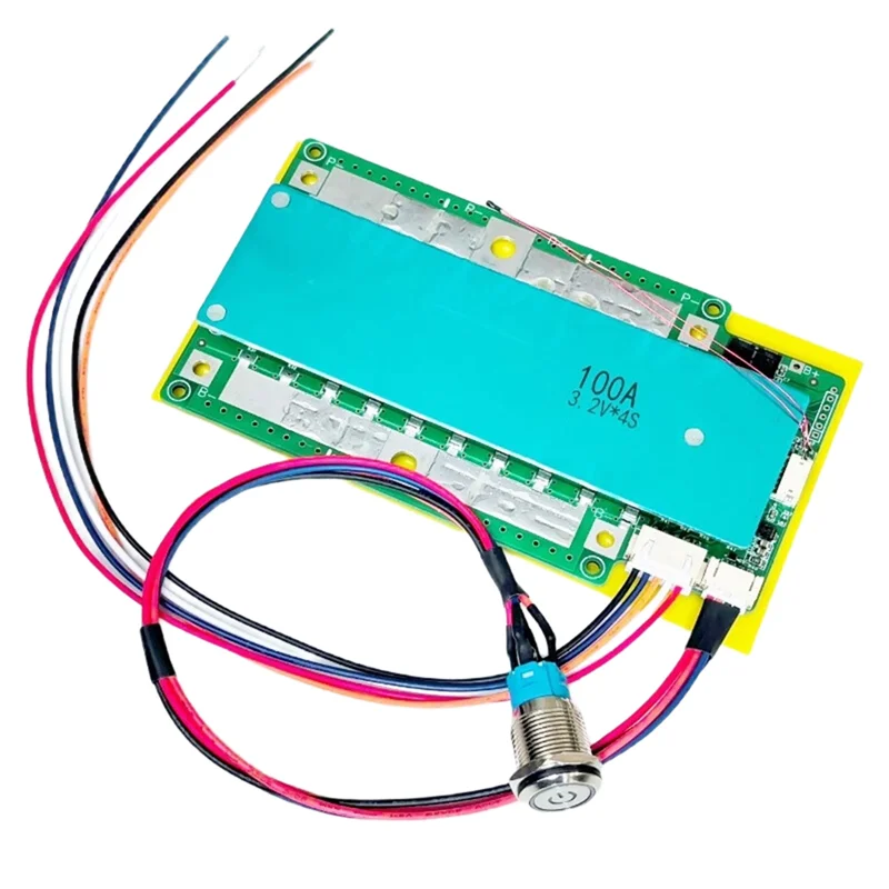 

ABUH-BMS LFP Lifepo4 Battery Protection Board With Built-In Switch 4S 12.8V Car RV Inverter Charge Discharge Current Protector
