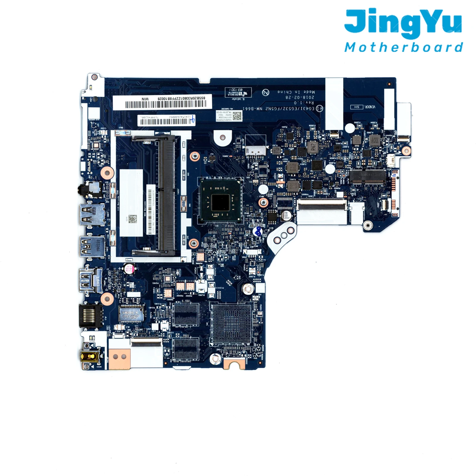 

For Lenovo 330-14IGM 330-15IGM Laptop Motherboard NM-B661 Motherboard with N4000 N4100 N5000 CPU DDR4 UMA