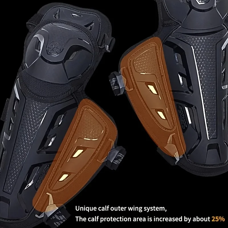 SCOYCO دراجة نارية منصات الركبة دراجة نارية الحرس حماية الركبة وسادة بولي TPU قذيفة قابل للتعديل على الطرق الوعرة Joelheira واقية نيباد #5