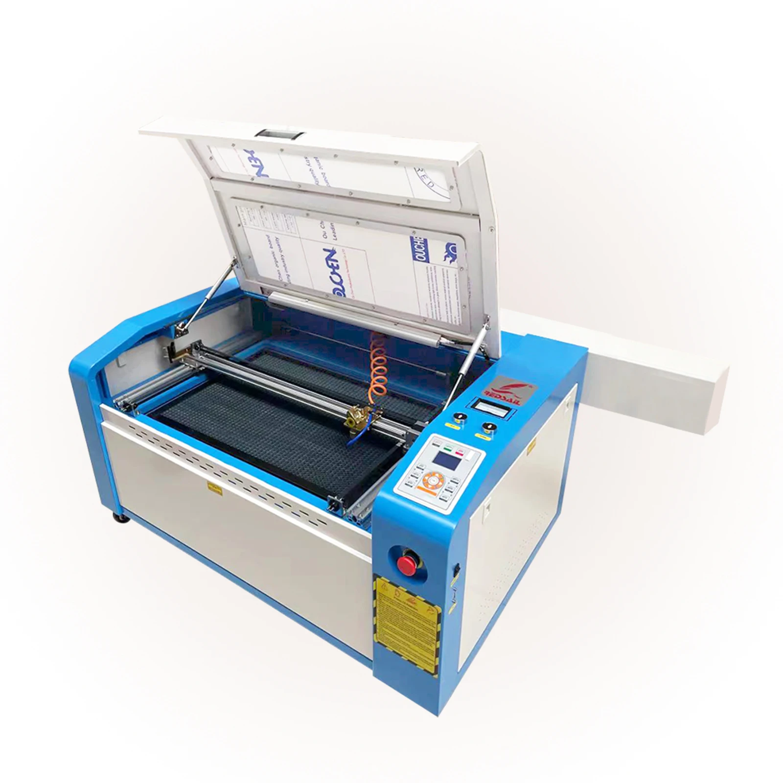 50W 16*24inch hobby craft DIY co2 Laser Engraving Machine with water chiller CW-3000