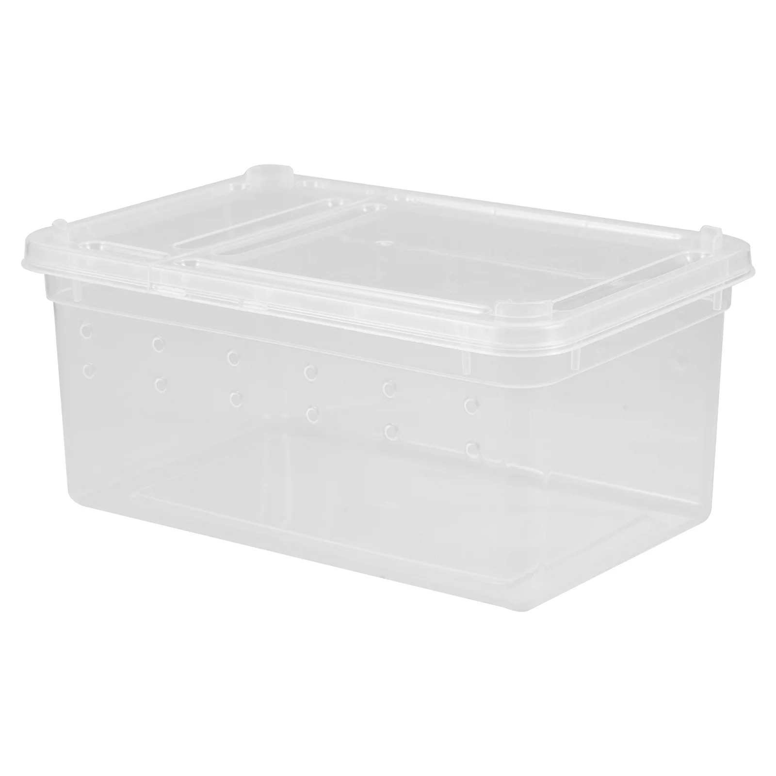 

Reptile Feeding Box Acrylic Compact Lightweight Spider Terrarium Small Animal Habitat Enclosure For Lizard Frog Turtle Gecko