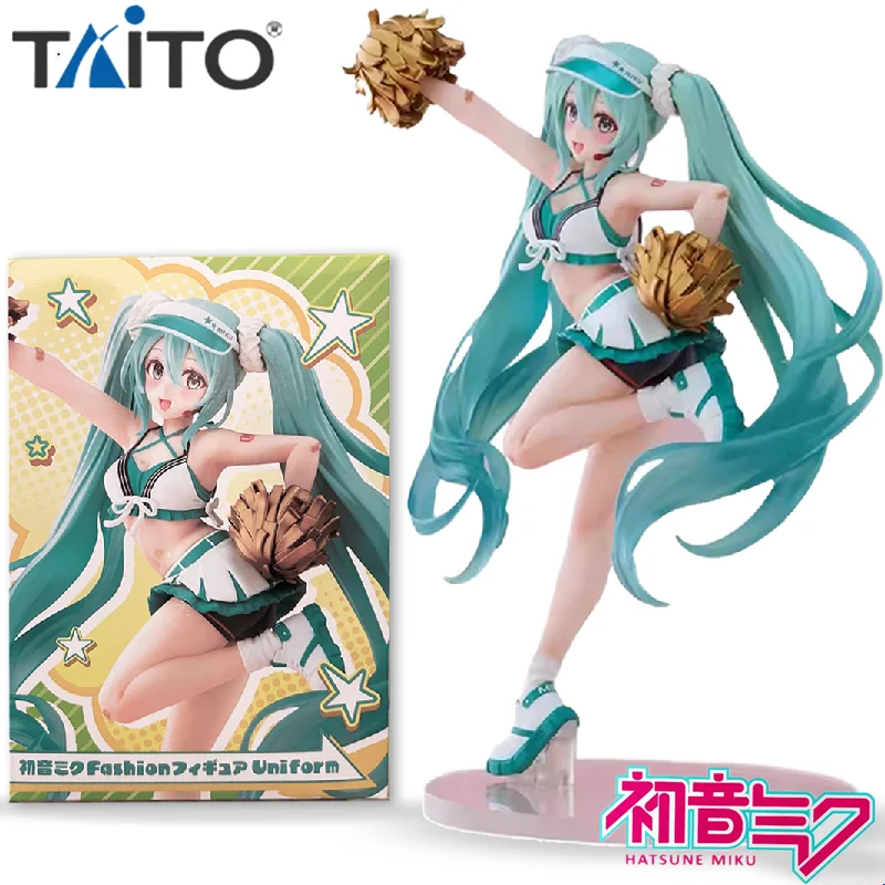 

Фигурка чарлидинга Taito Hatsune Miku, фигурка из аниме, 18 см, коллекционная игрушка, подарок для детей, 2024