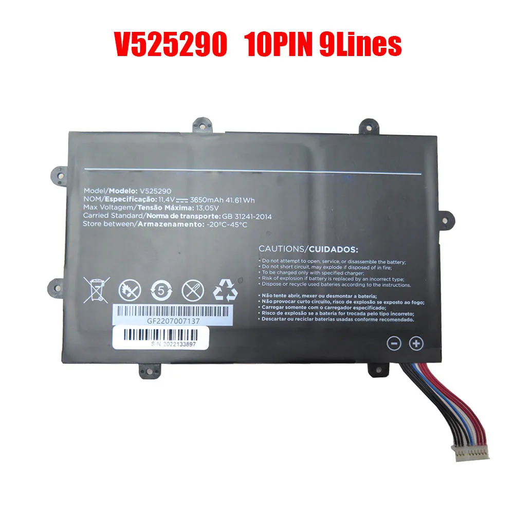 

Laptop Battery V525290 11.4V 3650mAh 41.61Wh 10PIN 9Lines New