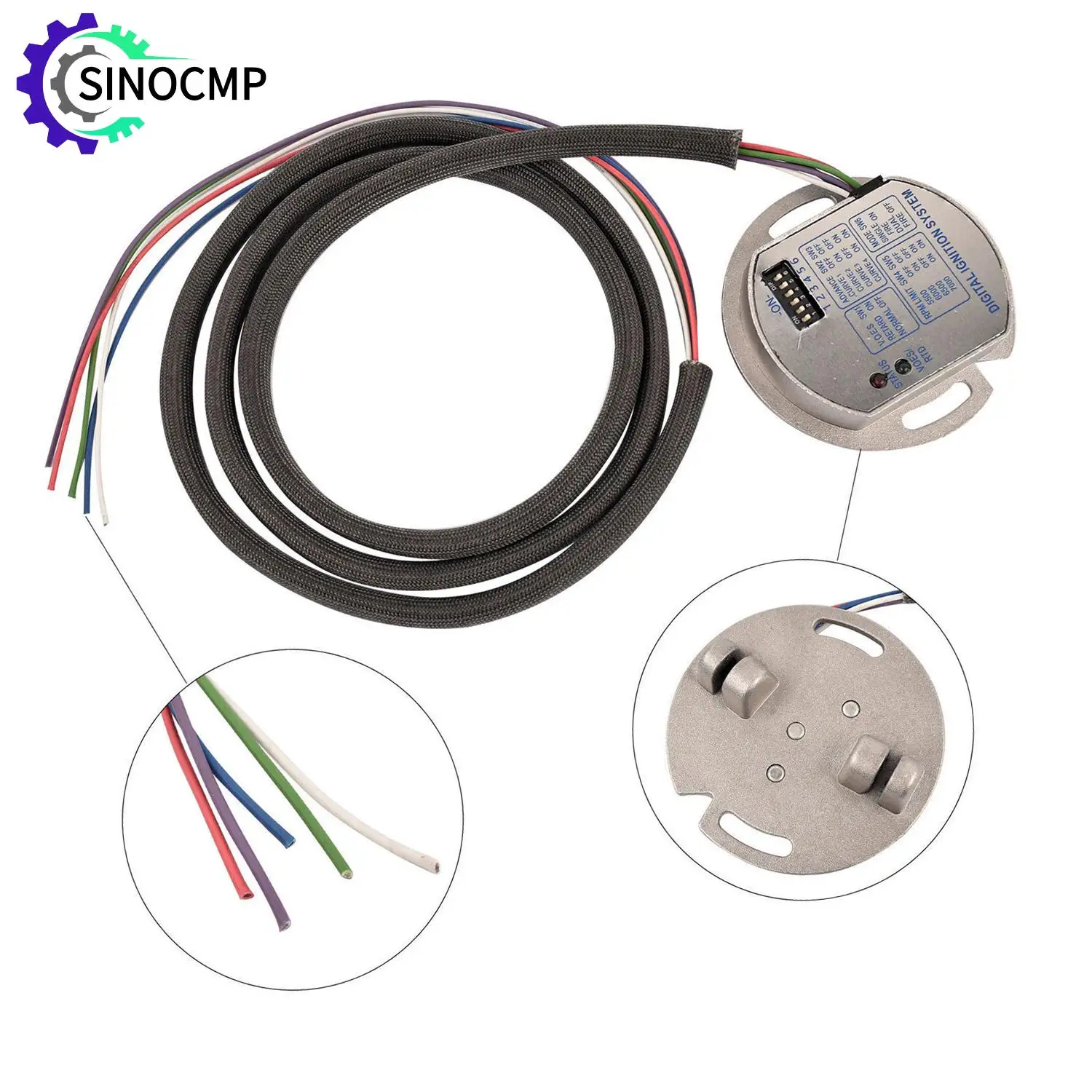 Motorcycle Single Fire Programmable Electronic Ignition Module For Harley-Davidson High Performance Part# 53-644 53644 ﻿
