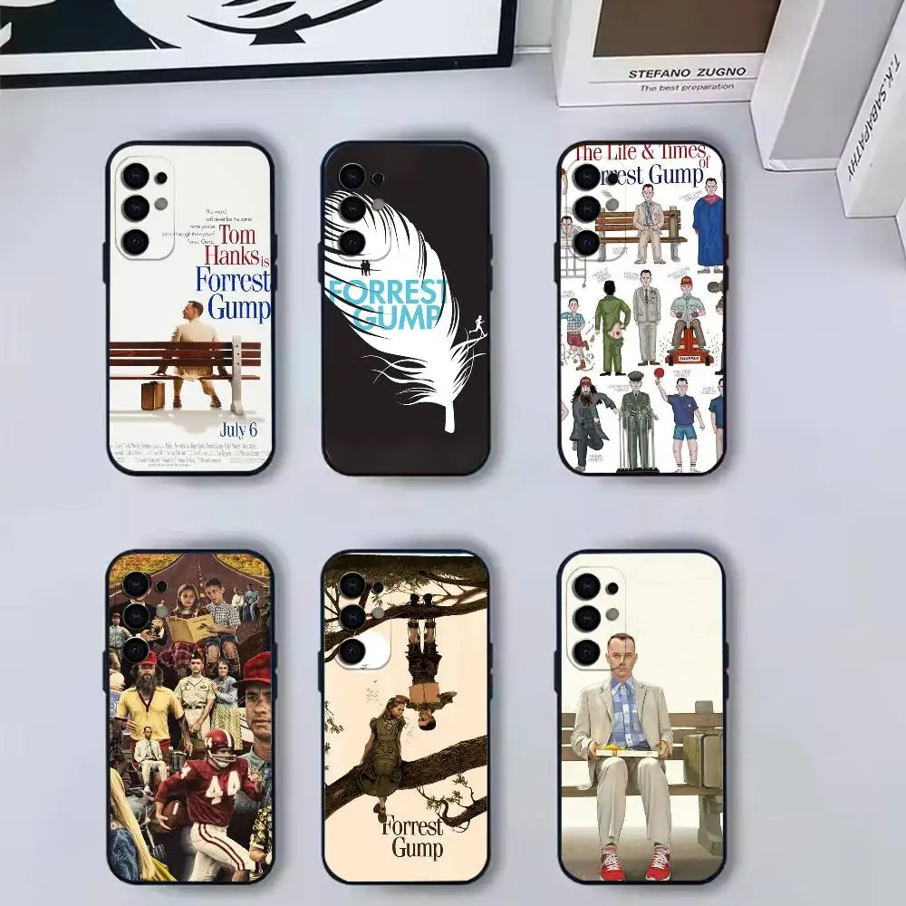Classic movie Forrest Gump  Phone Case For Samsung S 25,24,23,22,30,21,10,9,Ultra,Plus,Lite,FE,4,5 G Soft Black Case