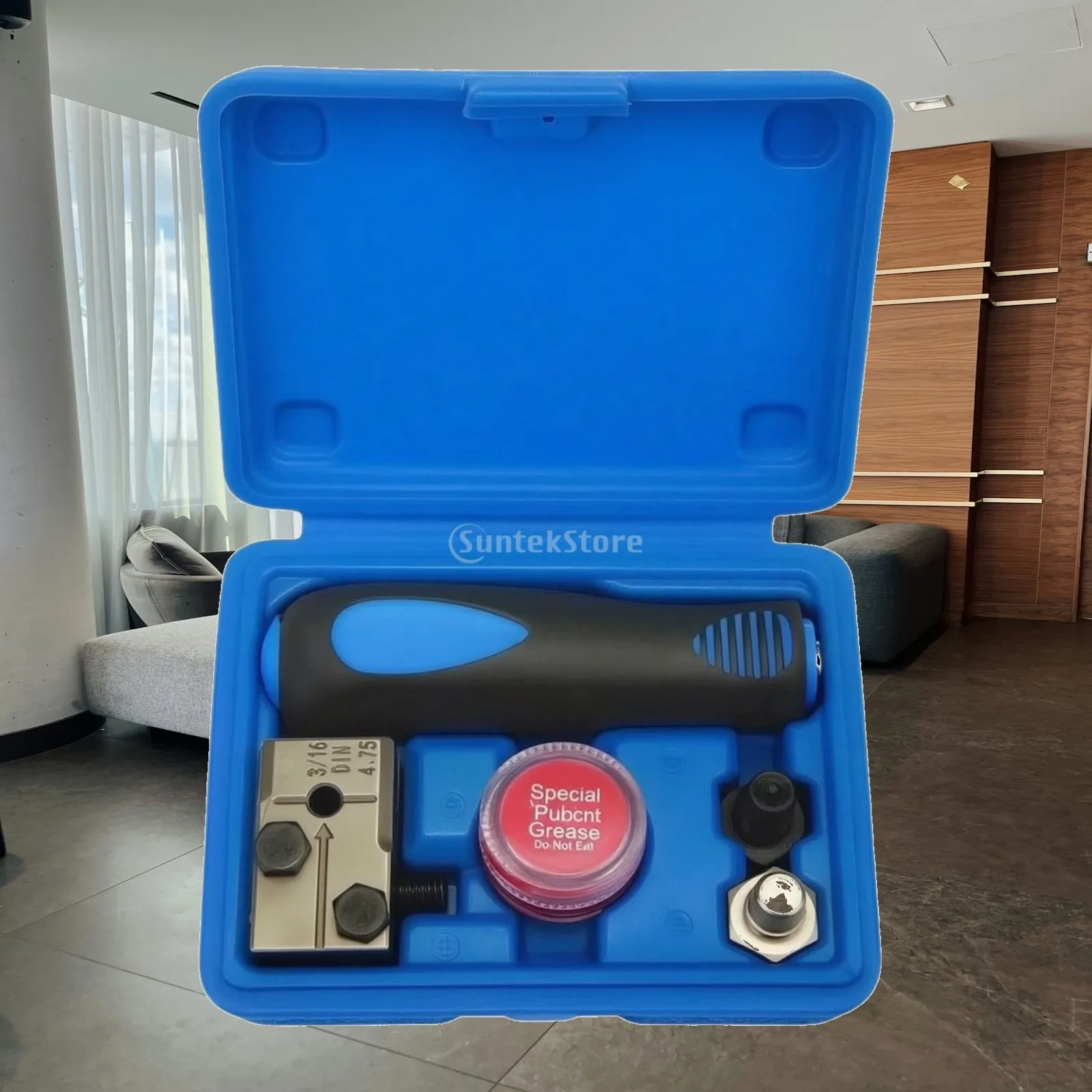 5 Pieces Brake Pipe Flaring Tool Kit Handheld Brake Line Flaring Tool Kit High-Strength Wear-Resistant for Mechanics