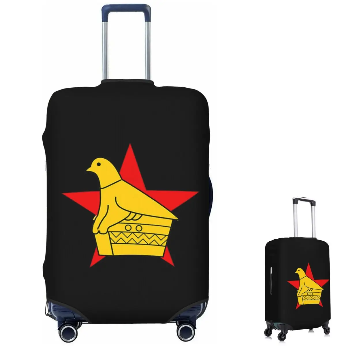 Simbabwe Cricket Board Custom Aufkleber Koffer Abdeckung Schutz elastische Reisegepäck Schutz Abdeckungen für 18-32 Zoll