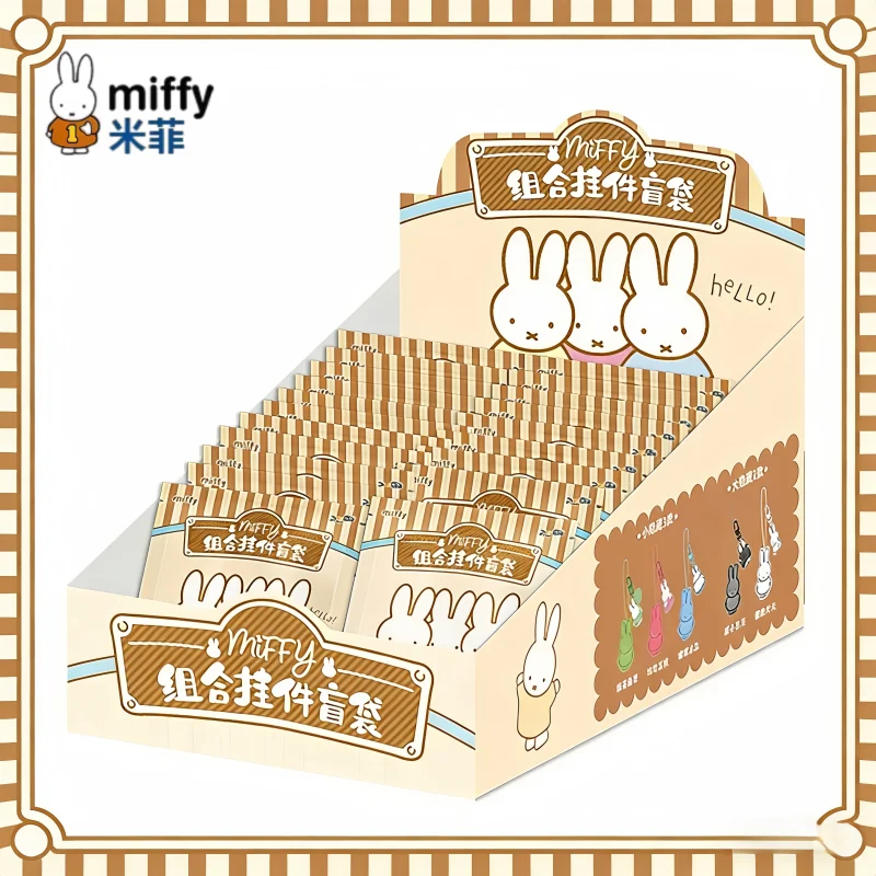 

In Stock Miffy Plush Acrylic Combination Pendant Blind Bag Second Batch Surrounding Cute Accessory Charm Collectible Gift