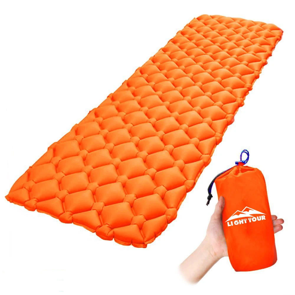 Ultralight Inflatable Sleeping Mat, Ultimate for Camping, Backpacking, Hiking - Airpad, Inflating Bag,Lightweight Air Mattress