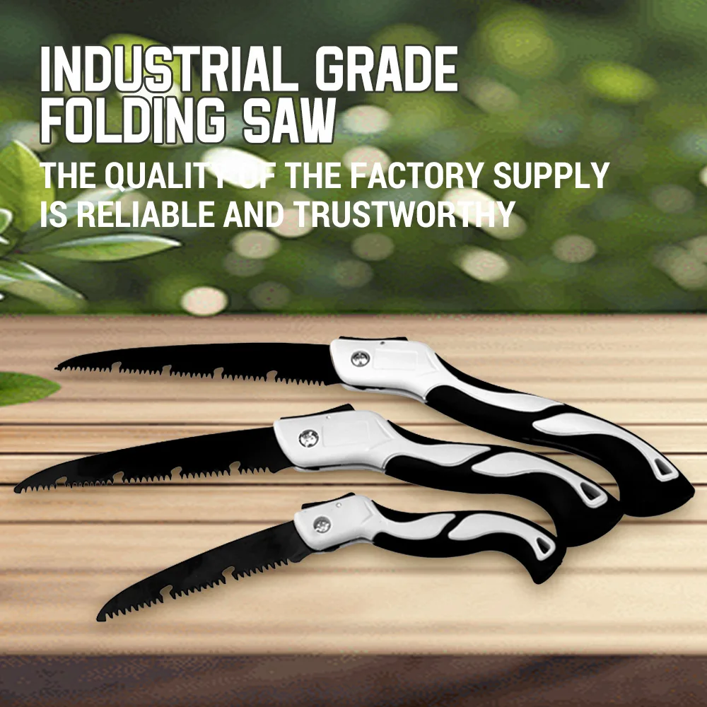 منشار AIRAJ مقاس 9.4 بوصة قابل للطي، مناشير تقليم بأسنان فولاذية SK5، مناشير يدوية للتخييم والبستنة، منشار تخييم النجارة المحمول. #6