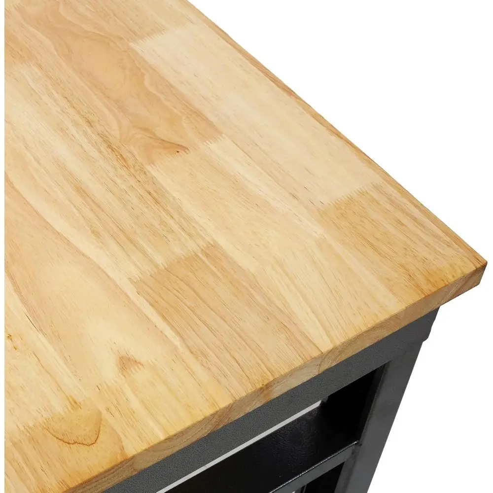 Adjustable Height 35x20 Rolling Workbench with 2000Lbs Capacity for Workshops and Garages