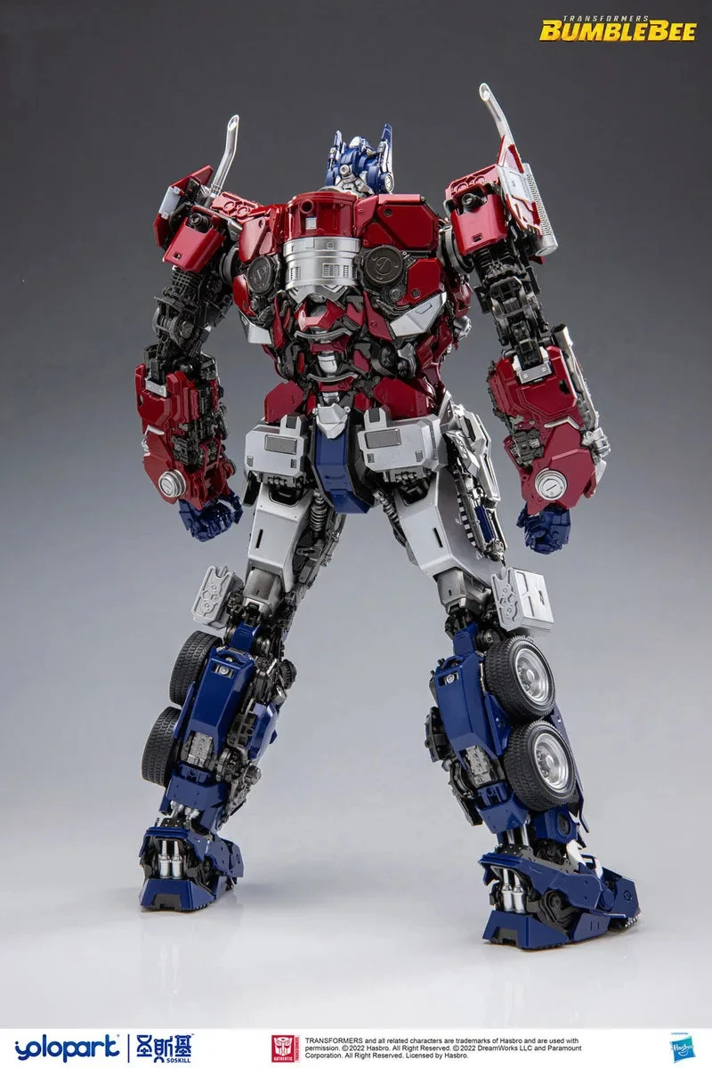 [Disponibile] Soskill Transformers Optimus Prime Action Figure spedizione gratuita raccogliere il modello di assemblaggio della decorazione del regalo di compleanno