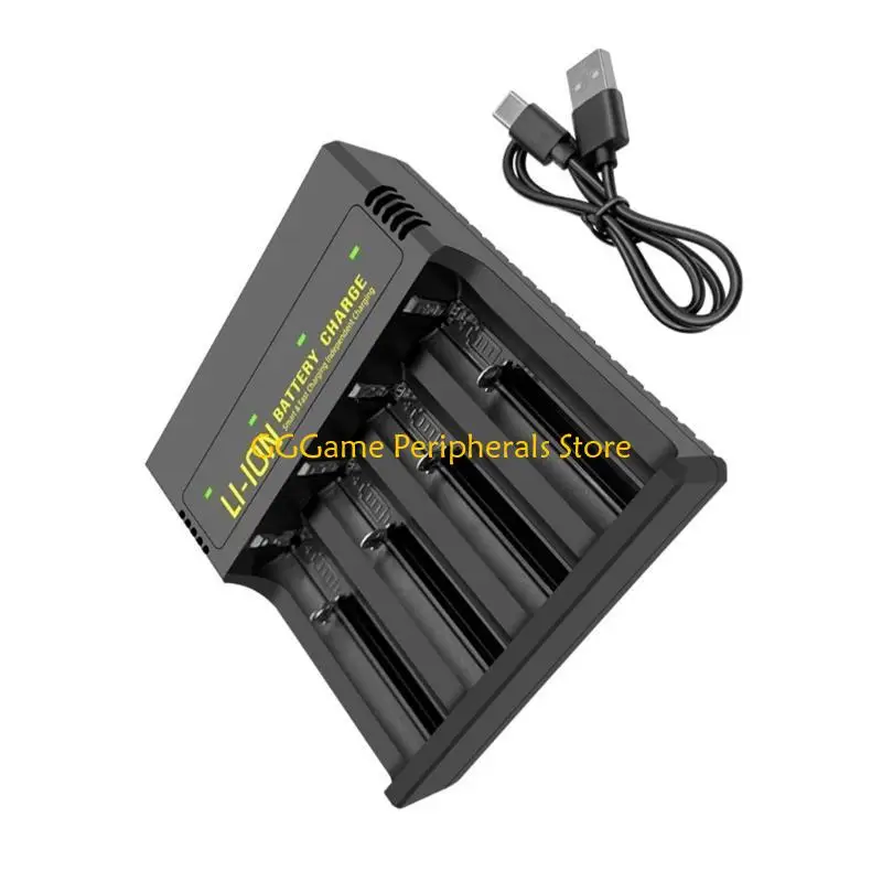 U55B Advanced 18650 Battery USB Compatible for 18650/26650 21700/16340 14500/18500 Batteries Overcharge Protections