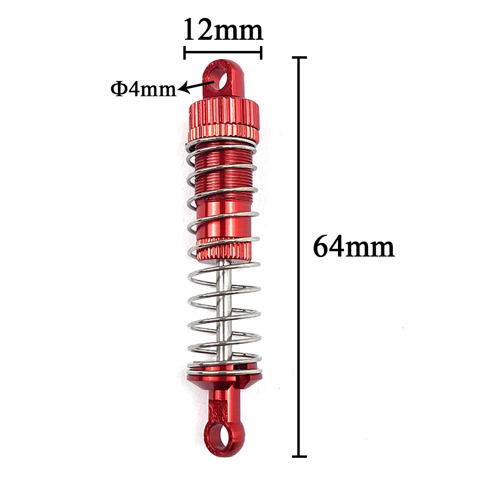 1 Set RC Car Metal Shock Absorber for MN D90 MN-90 MN99S and WPL C14 C24 C34 Upgrade Parts Accessories