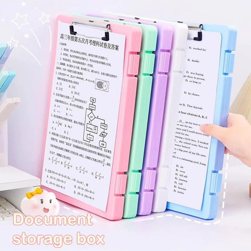 Multi-functional Durable File Folder Desktop Test Paper Organizer Office Document Board Folder Writing Board Office Supplies