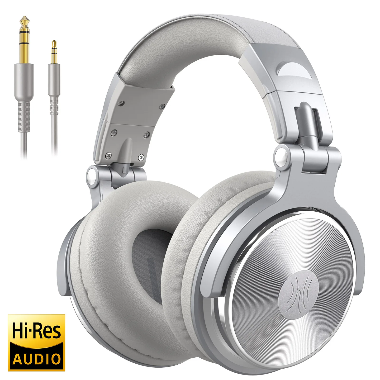 Oneodio Pro 10 bedrade hoofdtelefoon over het oor Hi-Res audio bedrade headset met microfoon Studio DJ stereohoofdtelefoon 3,5 mm / 6,35 mm