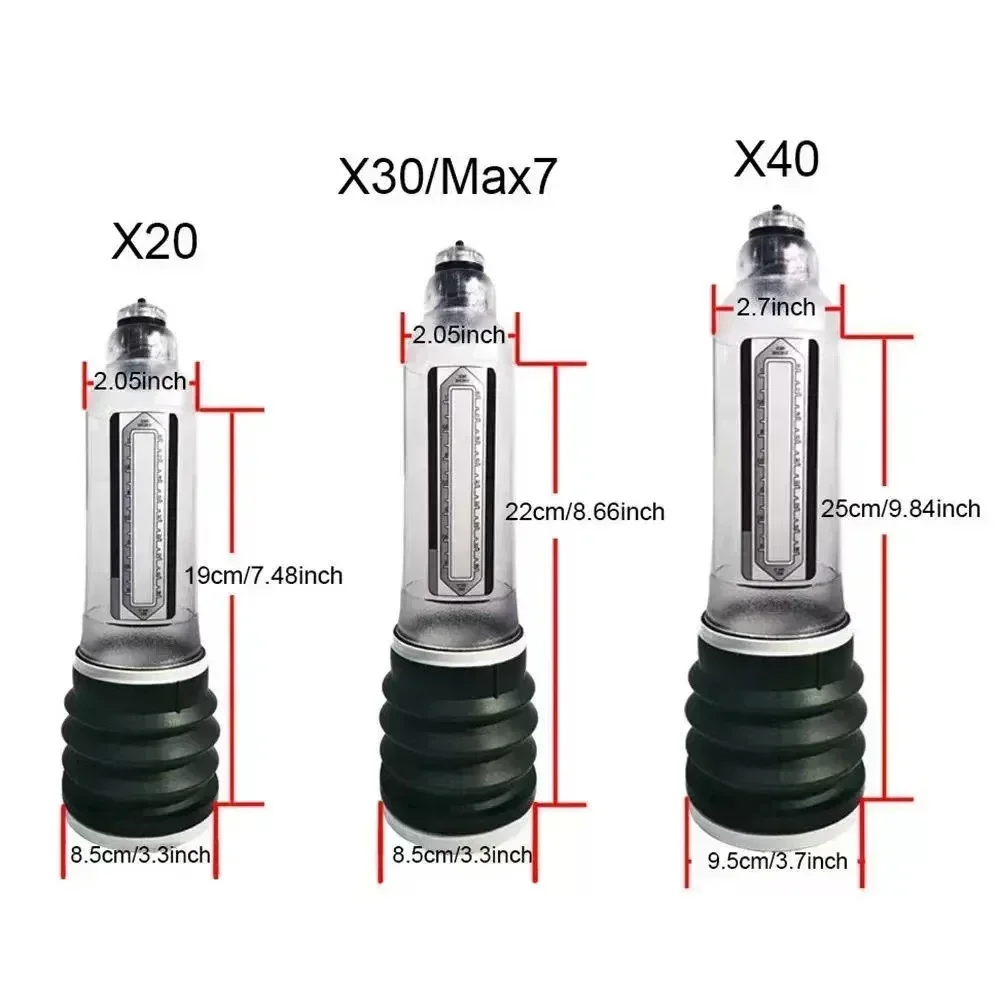 Bomba de pênis masculina bomba de vácuo de água adultos brinquedos sexuais para homens bomba de ampliação do pênis extensor pau exercícios glans trainer